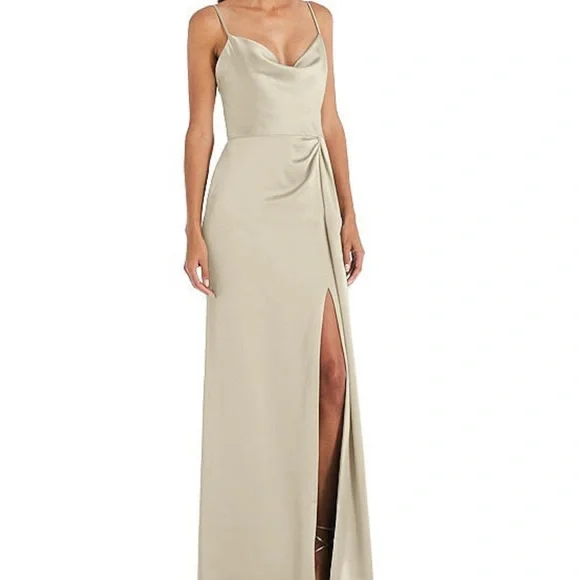 Dessy Collection Dresses | Dessy Collection Champagne Bridesmaid Dress | Color: Red | Size: 16 | Mb1688'S Closet